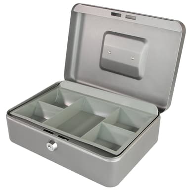 Secureo Geldkassette Münzeinsatz silber