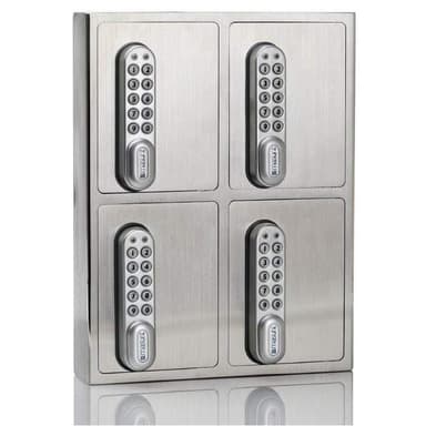 masunt elektronischer Schlüsselsafe E-Code 4 Fächer